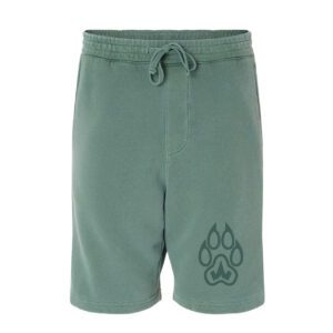 Woodland Rugby - Green or Black - Fleece Shorts - Paw